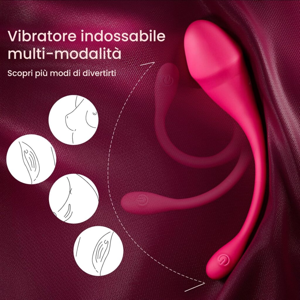 Ovetto vibrante con telecomando, app e IA – foto 5
