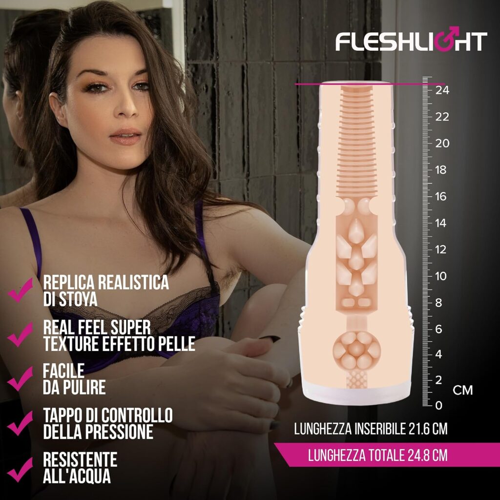 Fleshlight Stoya Destroya – masturbatore realistico – foto 4