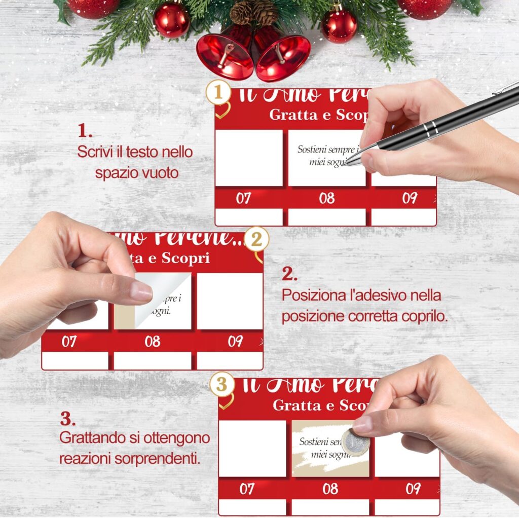 DPKOW calendario dell'Avvento gratta e scrivi per coppie – foto 5