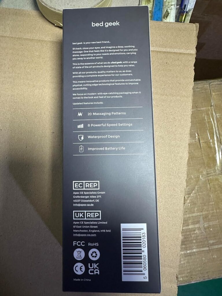 bed geek – wand massaggiatore senza fili – foto 2