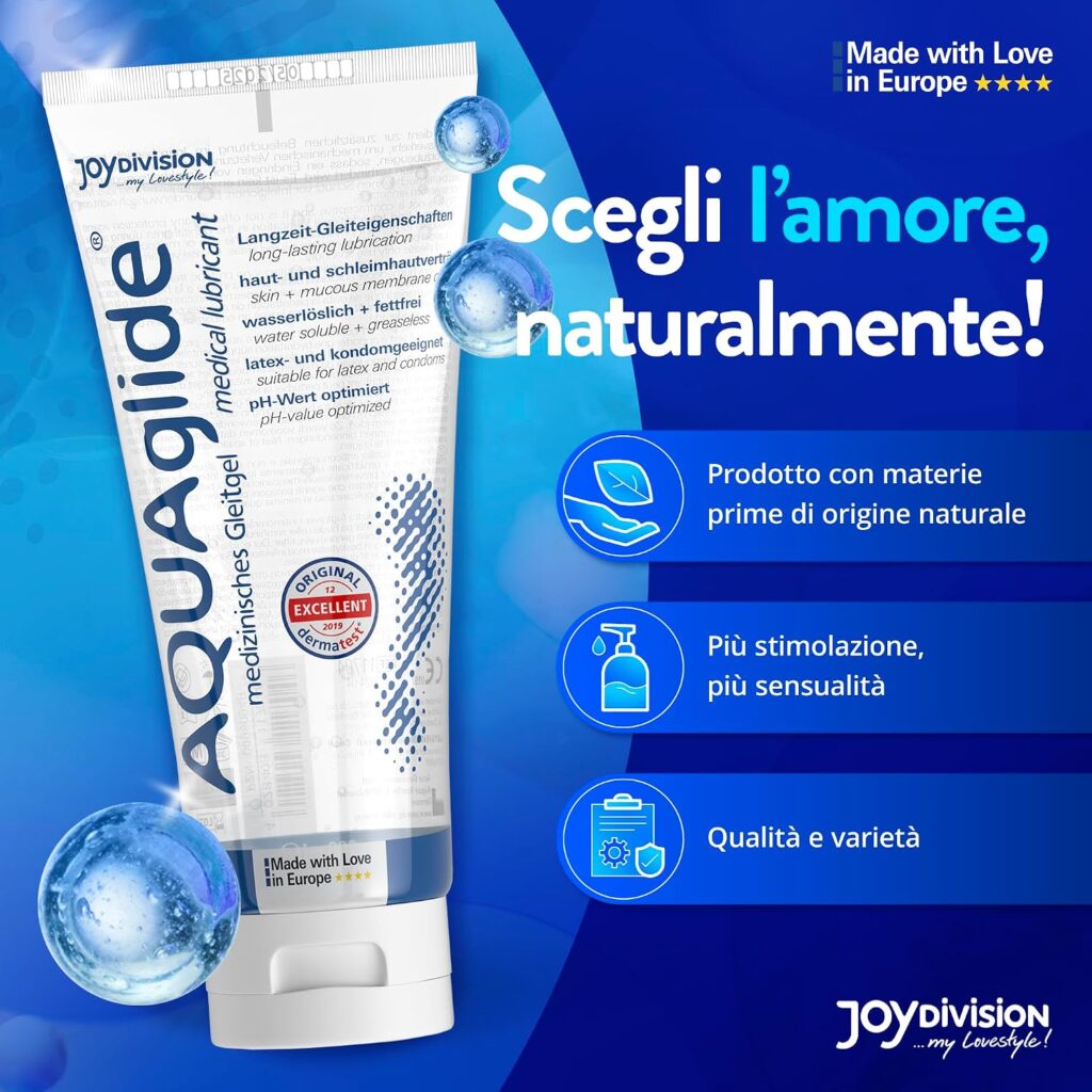Joydivision Aquaglide – lubrificante all'acqua 200 ml – foto 5