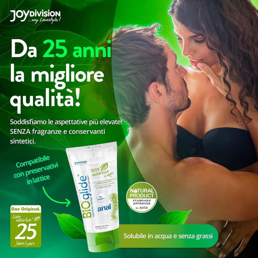 Joydivision Bioglide Anal – lubrificante bio 80 ml – foto 4