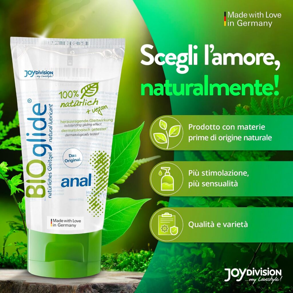 Joydivision Bioglide Anal – lubrificante bio 80 ml – foto 5