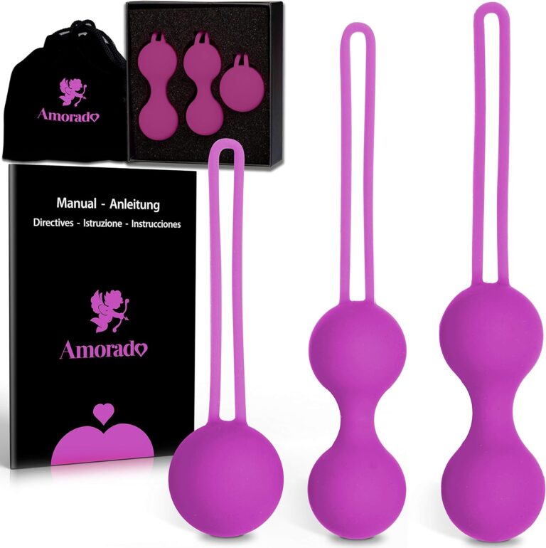 Amorado – set di 3 palline per il pavimento pelvico