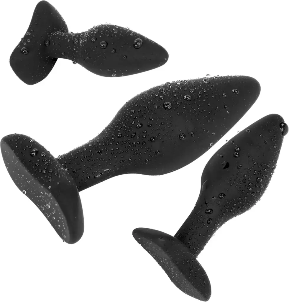 Belmalia – set 3 plug anali in silicone
