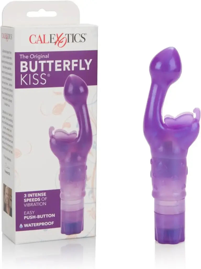 CalExotics Butterfly Kiss – vibratore rabbit a farfalla