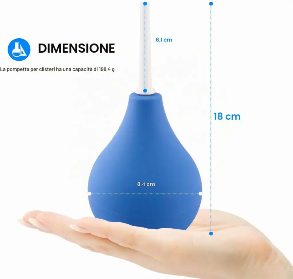 Doccetta anale a pera da 220 ml – per l'igiene intima – foto 5