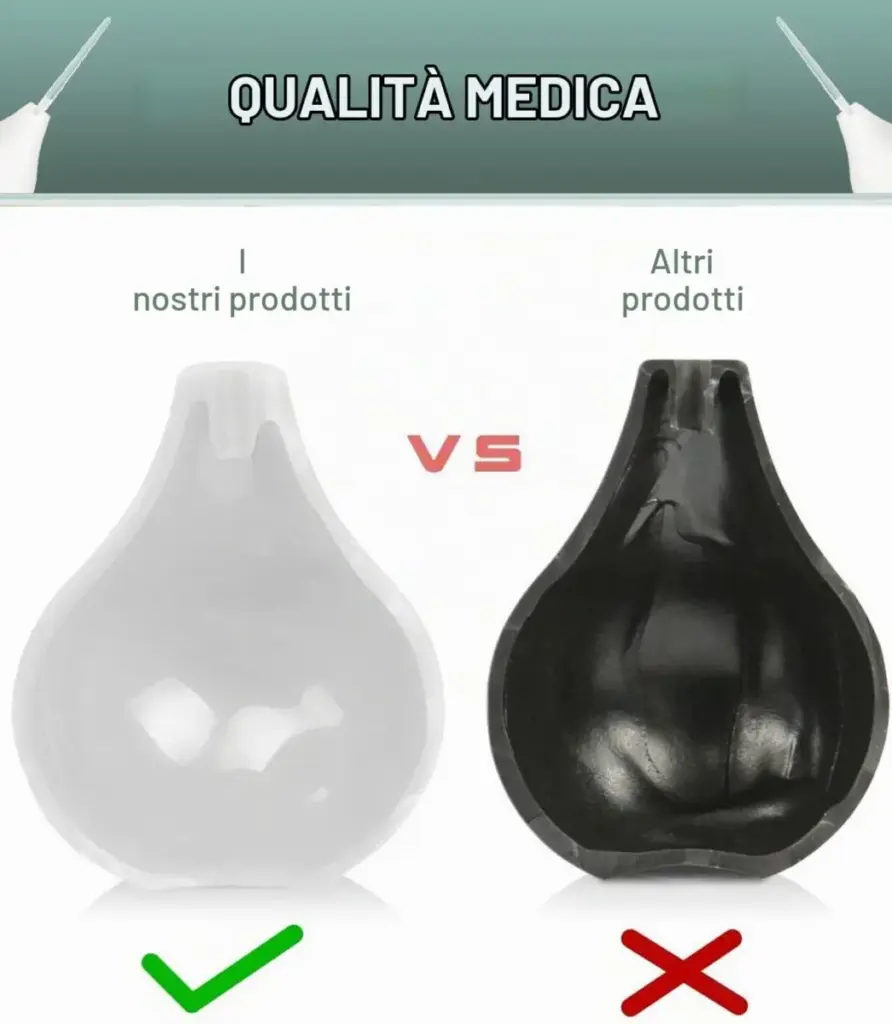 Doccetta anale a pera in silicone – clistere intimo da 224 ml – foto 3