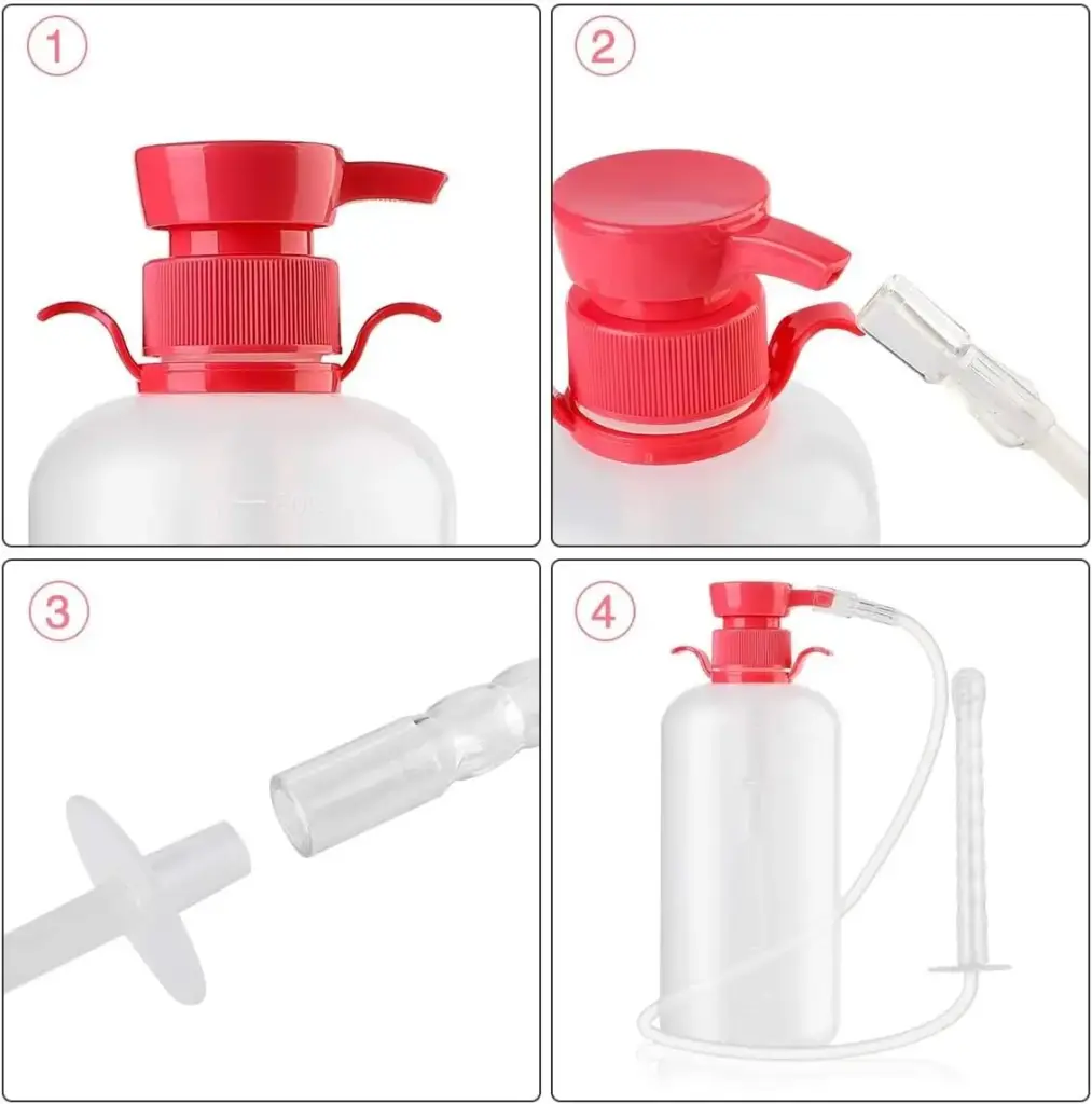 Doccetta intima riutilizzabile 600 ml – con 3 cannule – foto 5