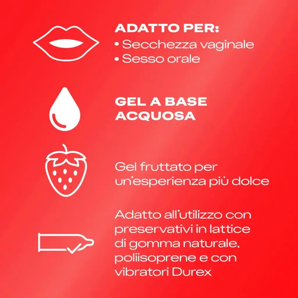 Durex Fragola – lubrificante a base d’acqua – foto 2