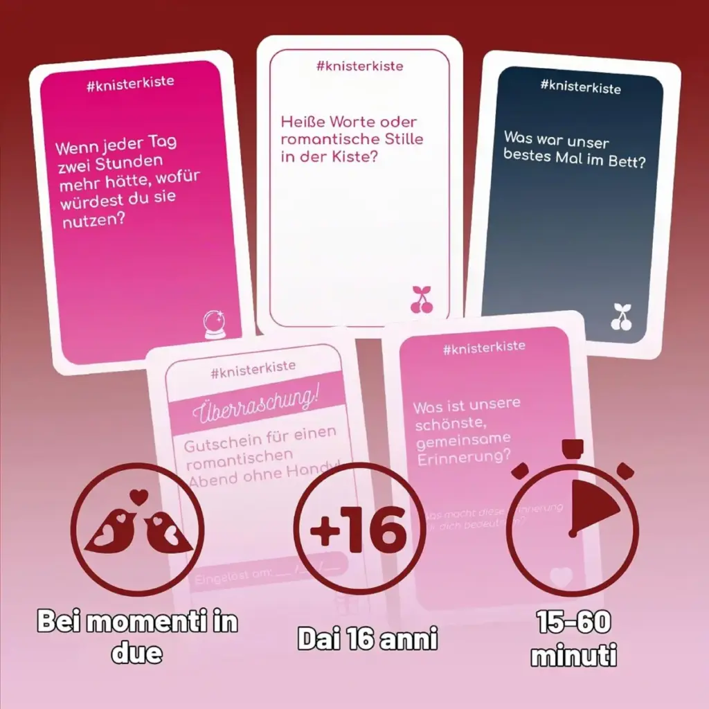 Gioco di carte per coppie – 180 domande per conoscersi meglio – foto 3