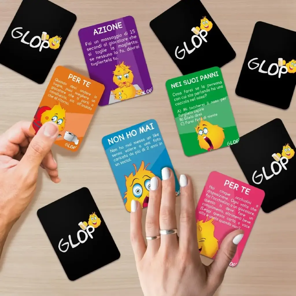 GLOP Pack 400 carte – giochi per adulti da fare con gli amici – foto 6