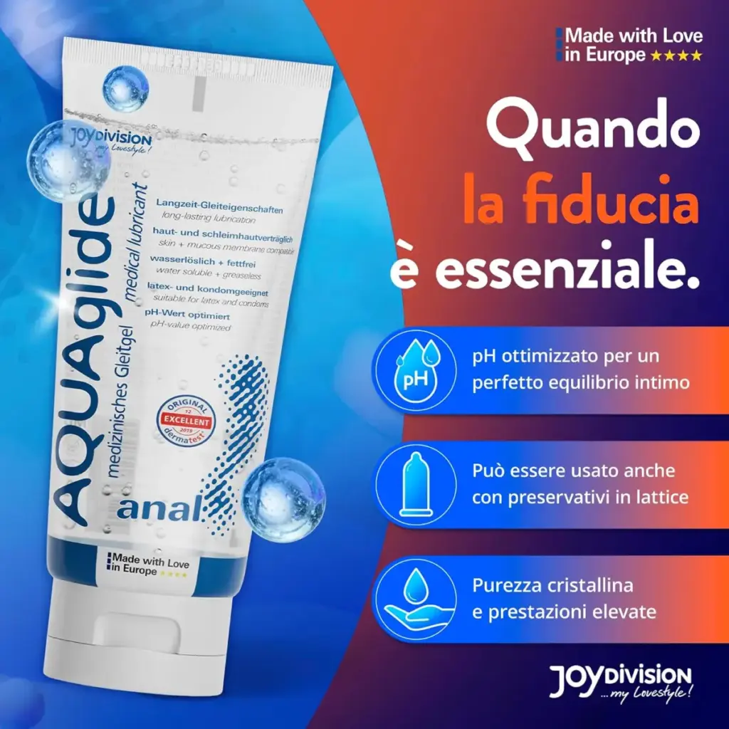 JOYDIVISION AQUAglide Anal – lubrificante anale 100 ml – foto 3