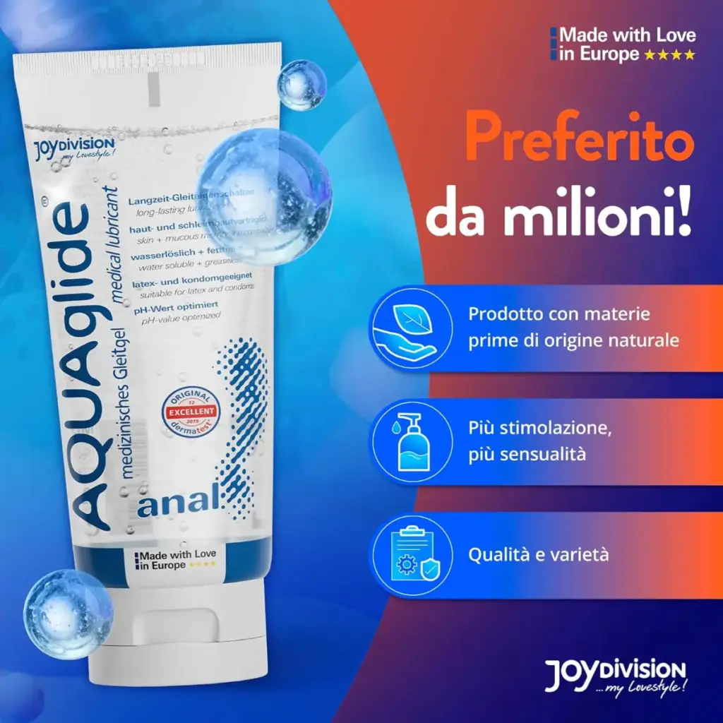 JOYDIVISION AQUAglide Anal – lubrificante anale 100 ml – foto 5
