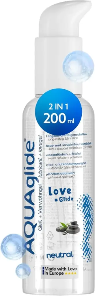 JOYDIVISION AQUAglide Massage + Glide – gel 2 in 1, 200 ml