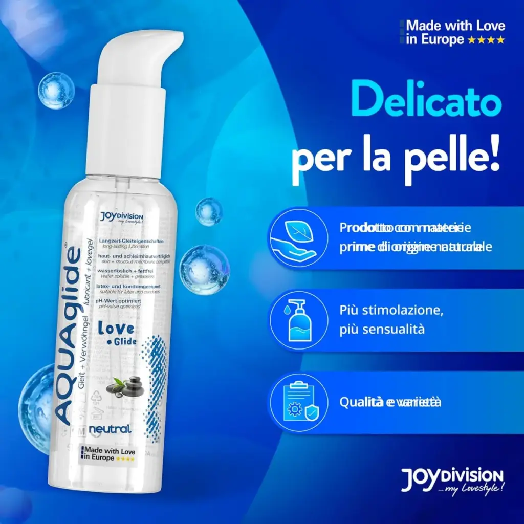 JOYDIVISION AQUAglide Massage + Glide – gel 2 in 1, 200 ml – foto 5