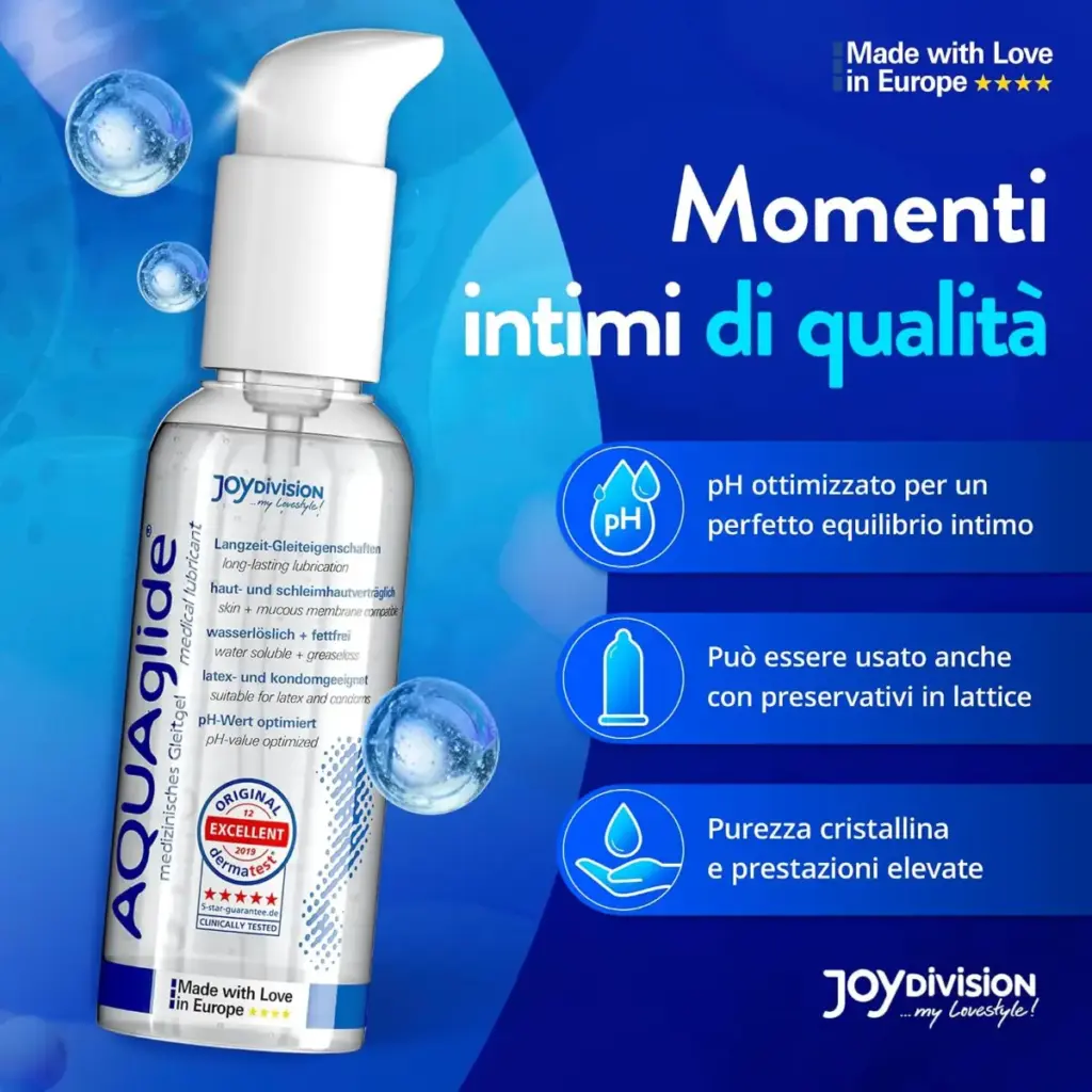 JOYDIVISION AQUAglide Original – lubrificante vegano 125 ml – foto 3