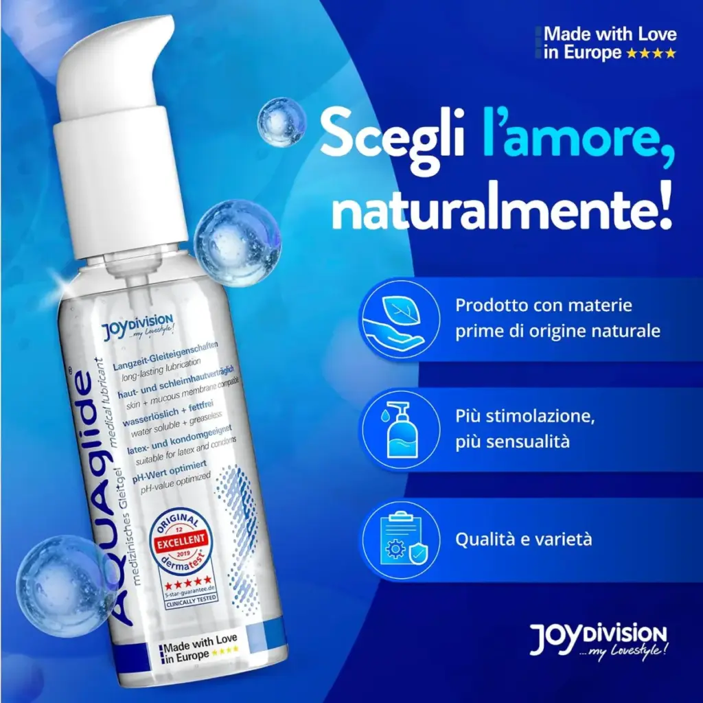 JOYDIVISION AQUAglide Original – lubrificante vegano 125 ml – foto 5