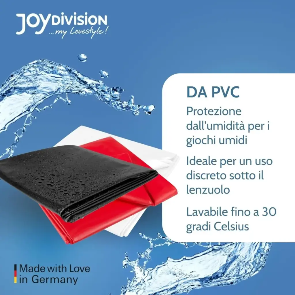 JOYDIVISION Wetgames – lenzuolo impermeabile per massaggi e giochi – foto 3