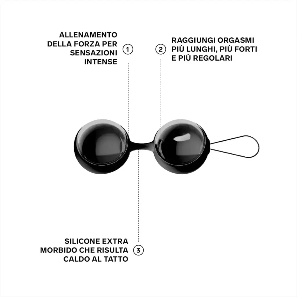 LELO Beads Noir – palline vaginali per esercizi di Kegel – foto 3