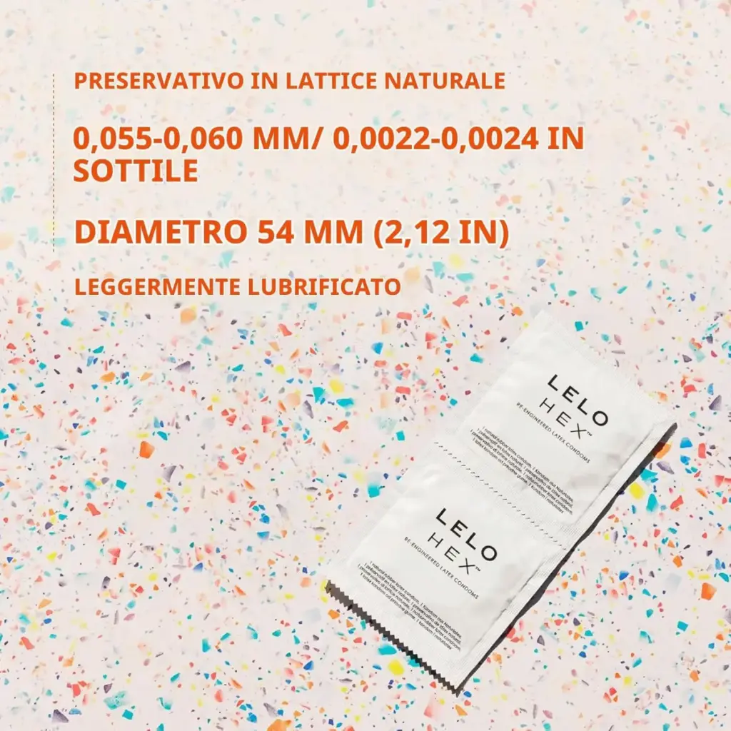 LELO HEX Original – preservativi sottili e resistenti (12 pz) – foto 4
