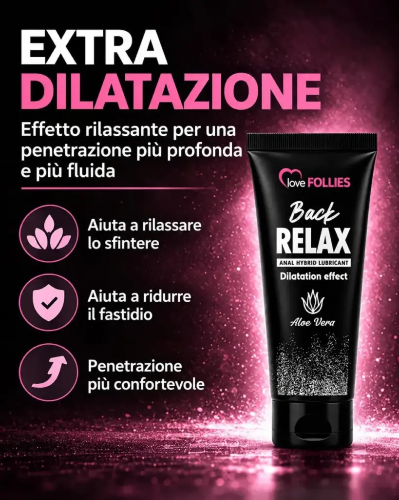 Lovefollies Back Relax – lubrificante anale ibrido – foto 2