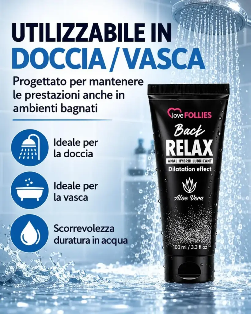Lovefollies Back Relax – lubrificante anale ibrido – foto 5