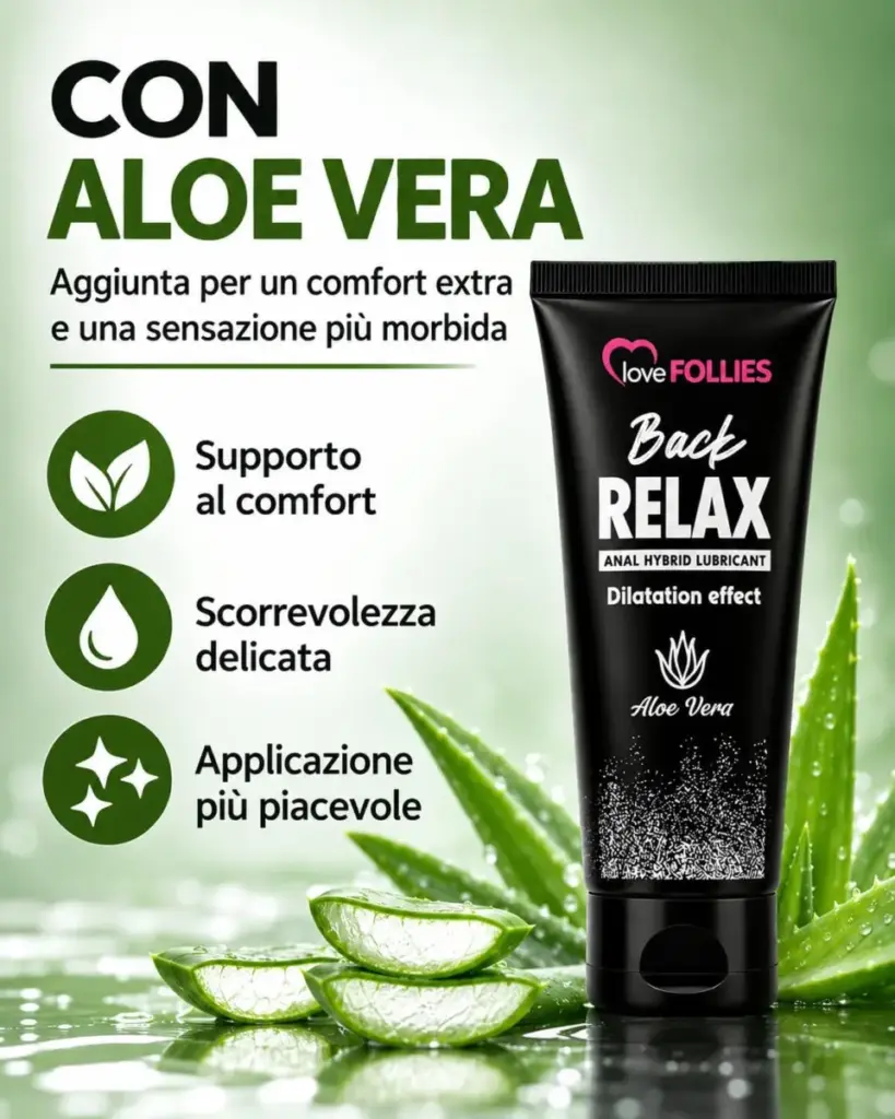 Lovefollies Back Relax – lubrificante anale ibrido – foto 6