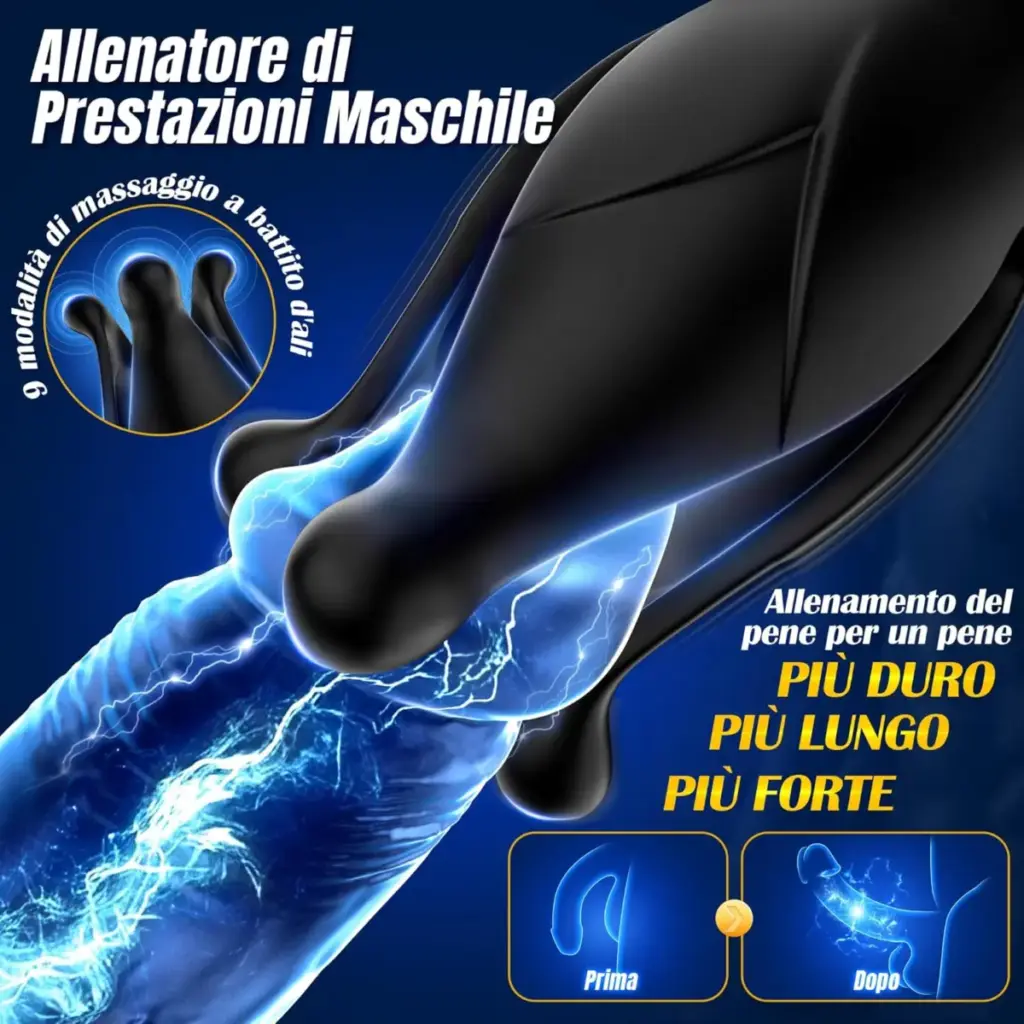 Massaggiatore prostatico con telecomando e app – silicone, ricaricabile – foto 5