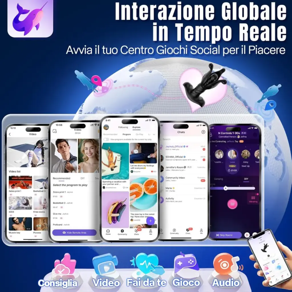 Massaggiatore prostatico con telecomando e app – silicone, ricaricabile – foto 6