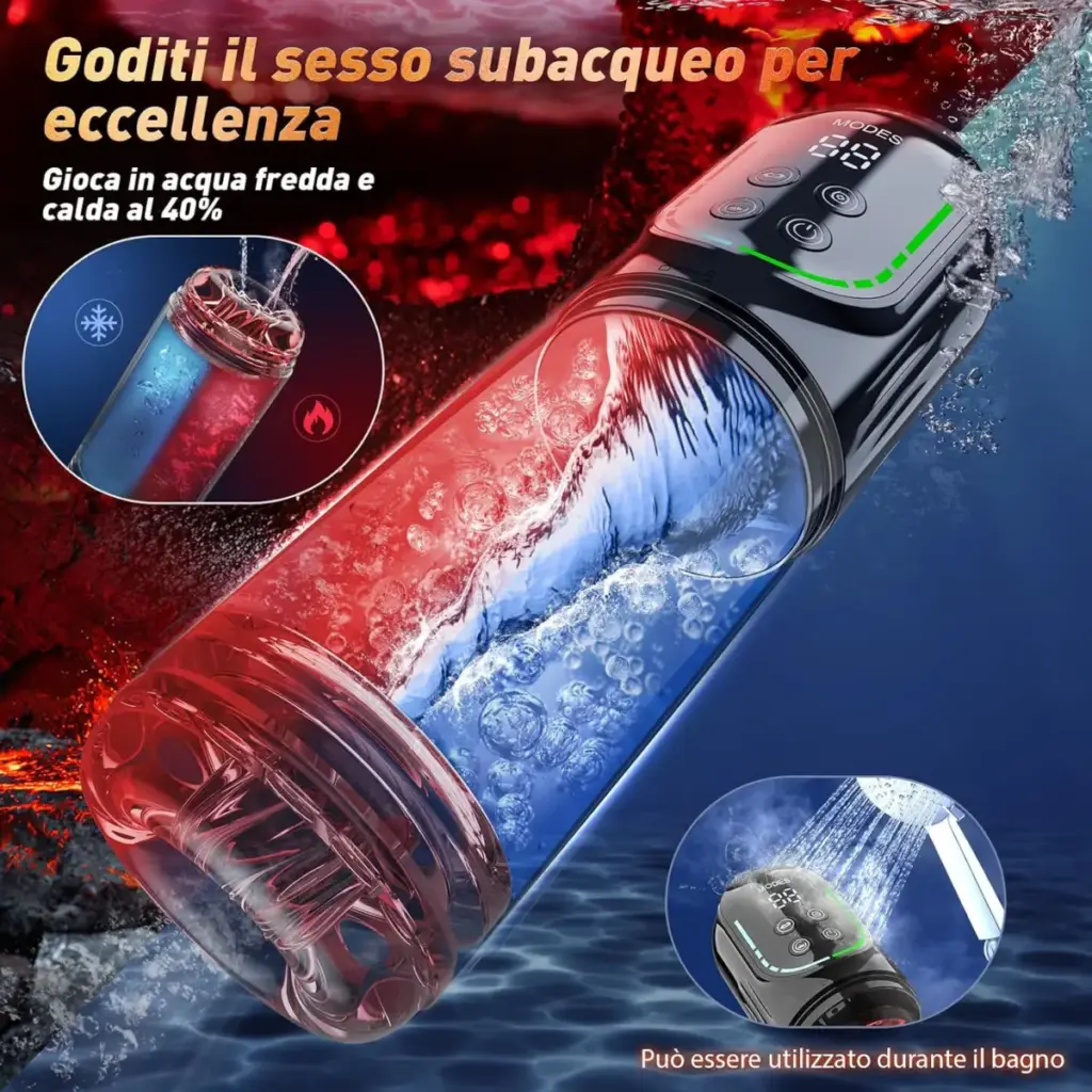 Masturbatore automatico con pompa e app – spinta, rotazione e aspirazione – foto 6