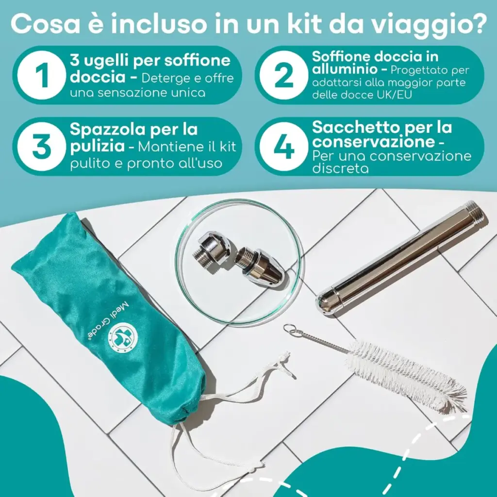 Medi Grade – kit doccino intimo con 3 beccucci – foto 2