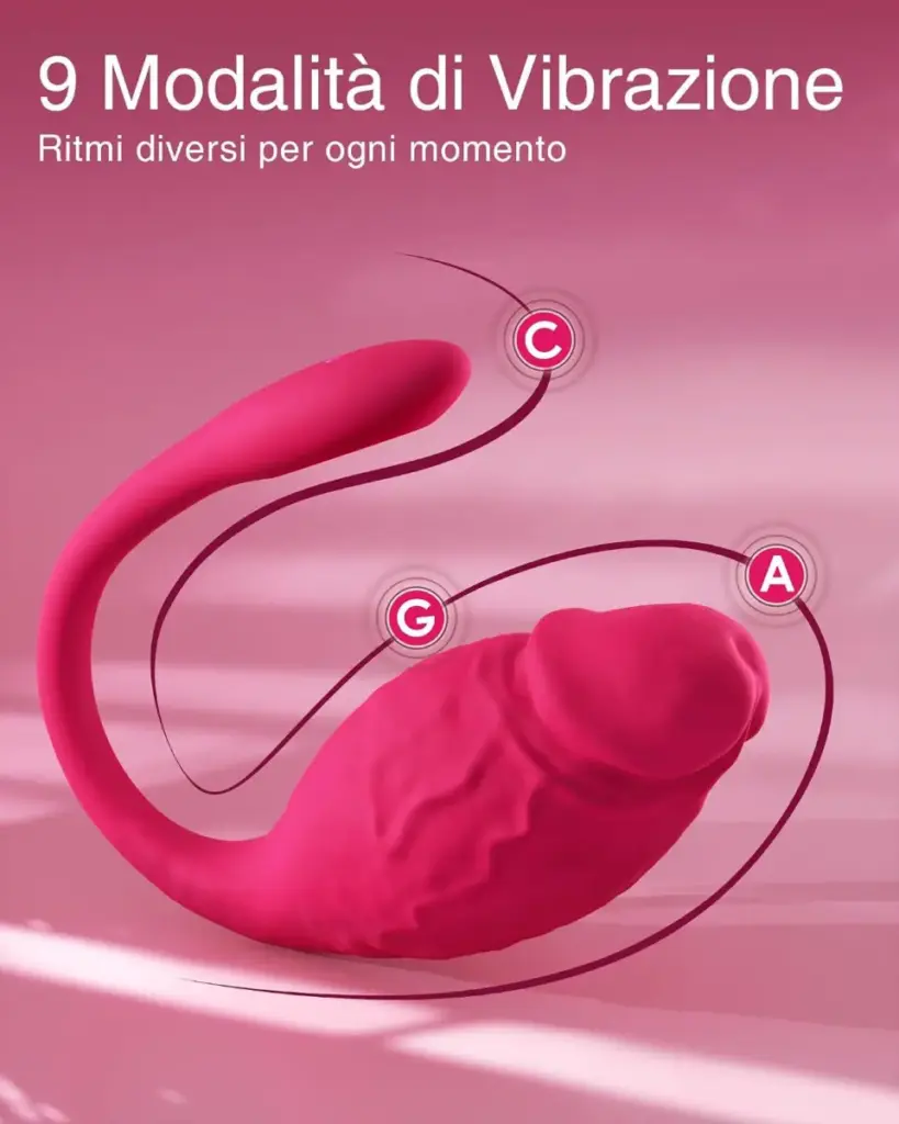 Ovetto vibrante con app e telecomando – silicone morbido – foto 3
