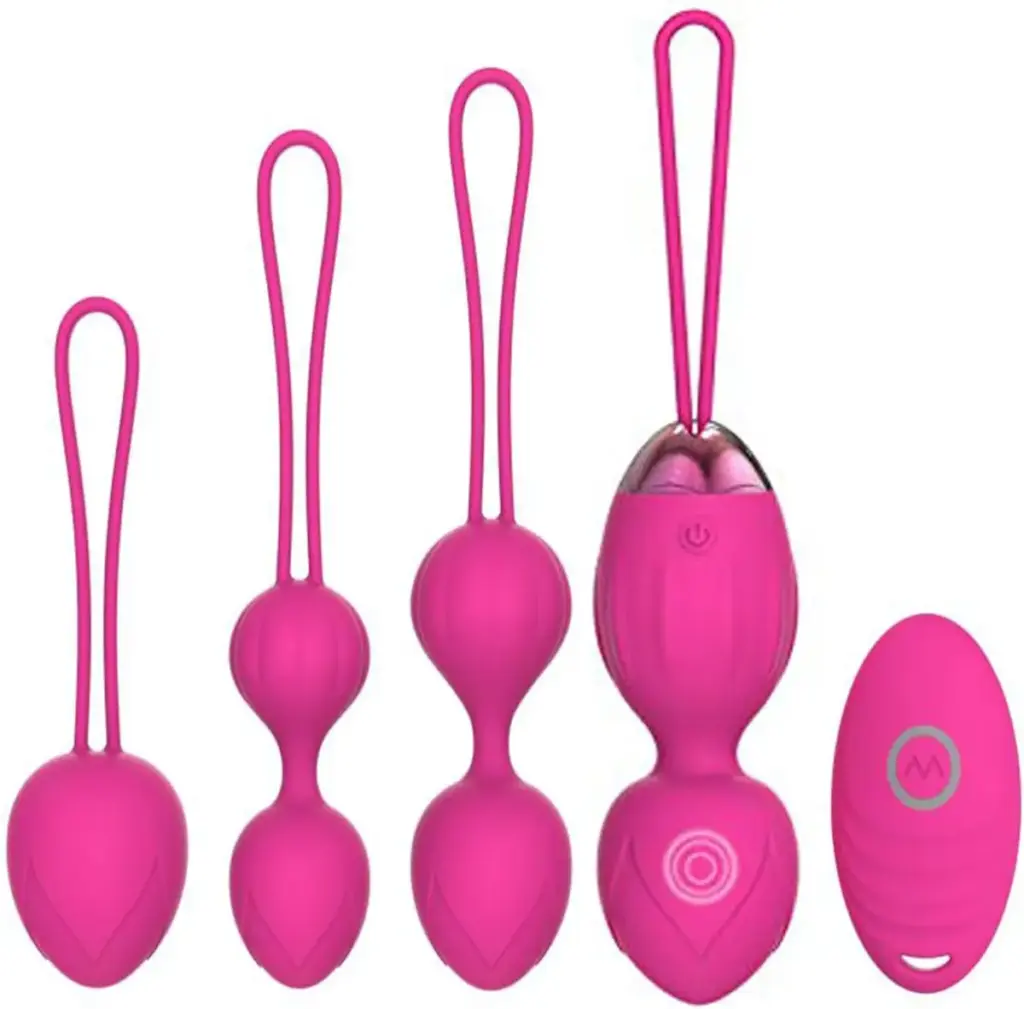 Palline Kegel con ovetto vibrante e telecomando – set 2 in 1
