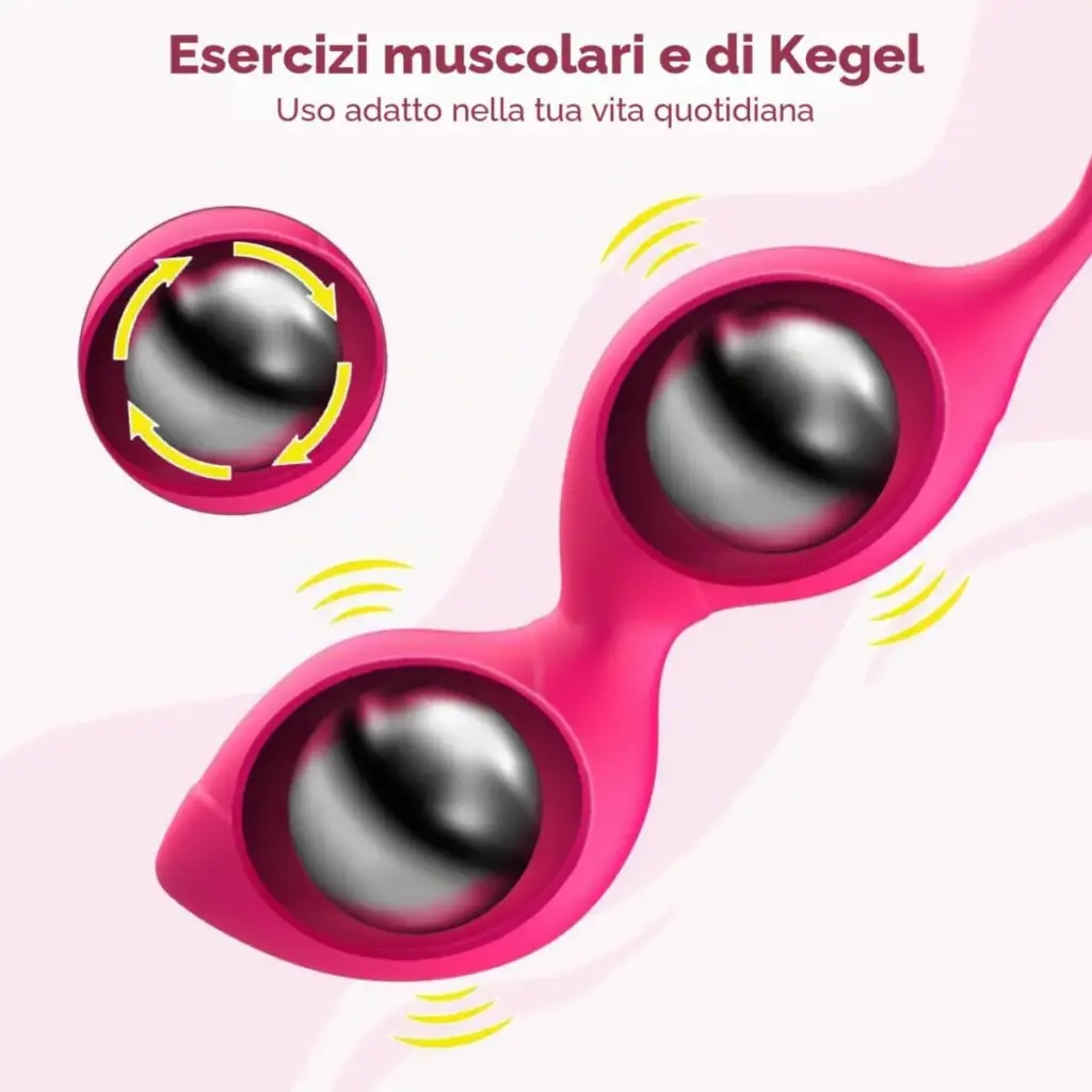 Palline di Kegel in silicone – set da 3 pesi diversi – foto 2