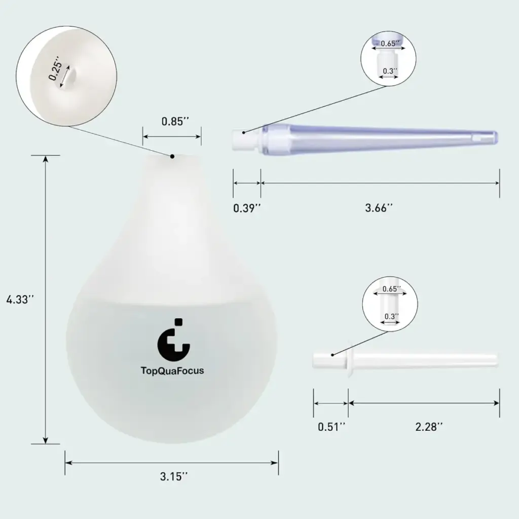 Pera per doccia intima in silicone – 4 beccucci intercambiabili – foto 5