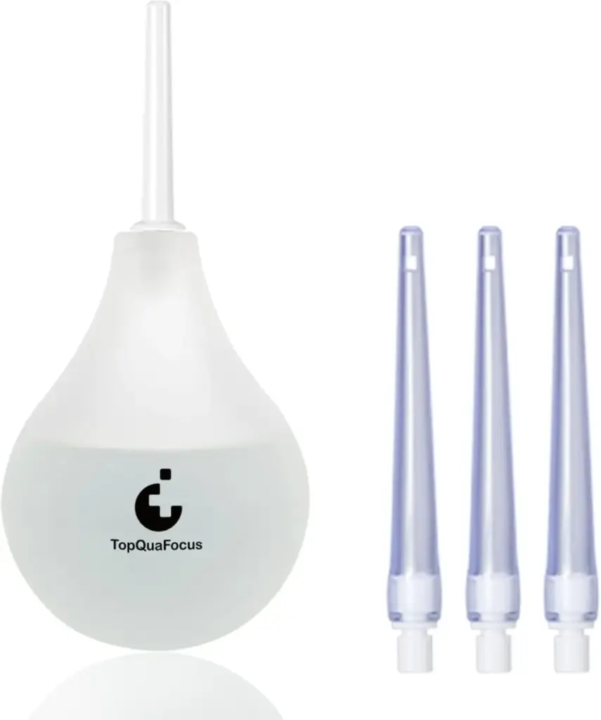 Pera per doccia intima in silicone – 4 beccucci intercambiabili