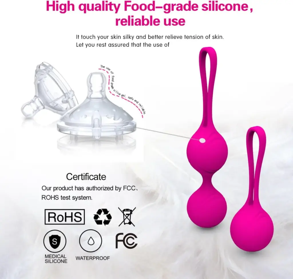 Pesi Kegel in silicone – coni per il pavimento pelvico – foto 4