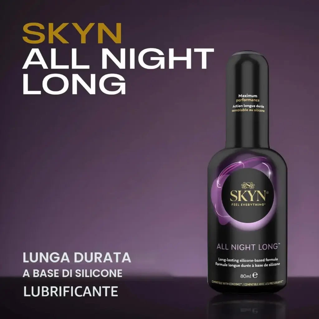 SKYN All Night Long – lubrificante al silicone, 2 x 80 ml – foto 2