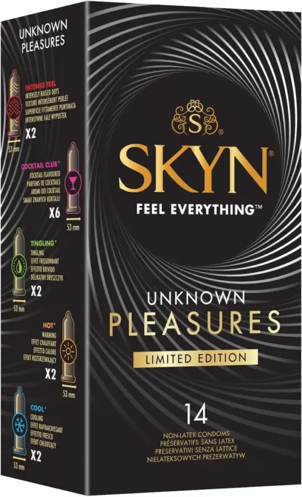 SKYN Unknown Pleasures – preservativi senza lattice, 42 pezzi – foto 4