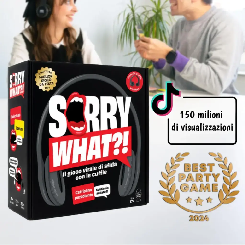 Sorry What – party game di lettura labiale per adulti – foto 3