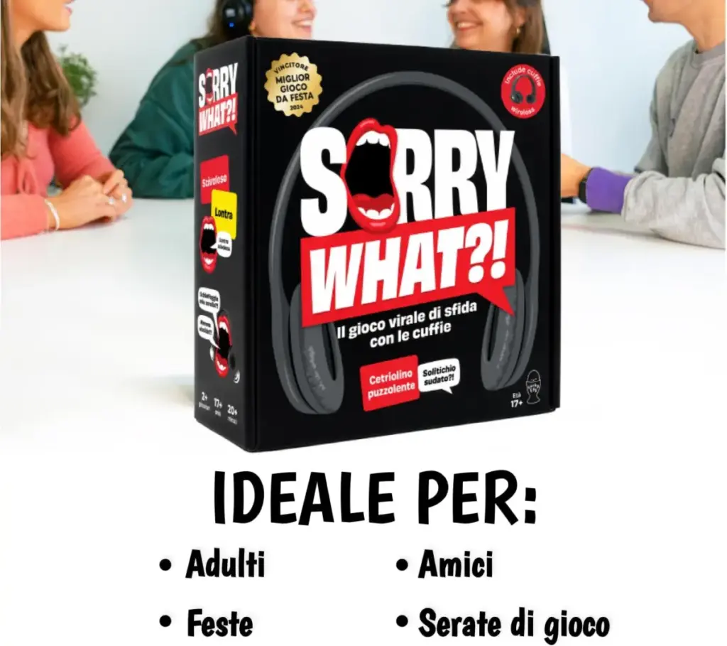 Sorry What – party game di lettura labiale per adulti – foto 5