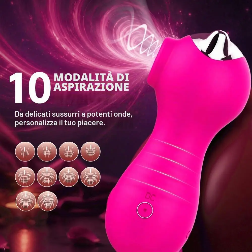 Succhia-clitoride 2 in 1 con stimolatore punto G – foto 2