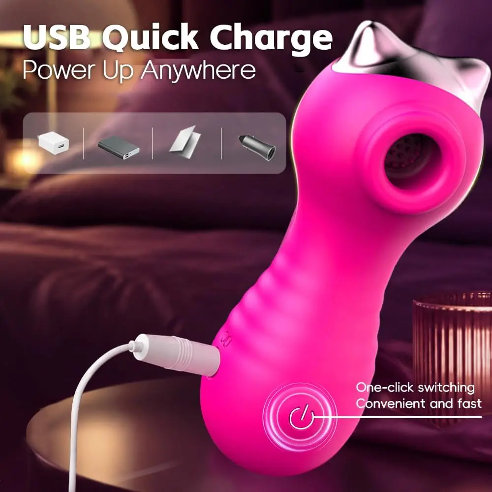 Succhia-clitoride 2 in 1 con stimolatore punto G – foto 4