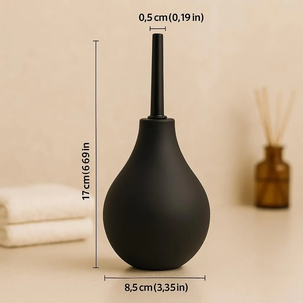 T2 doccetta anale a pera da 224 ml con 2 cannule – foto 3