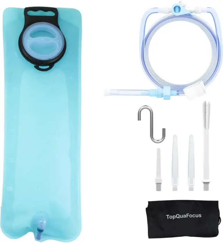 TopQuaFocus sacca per clistere 3 litri – kit per l'igiene anale