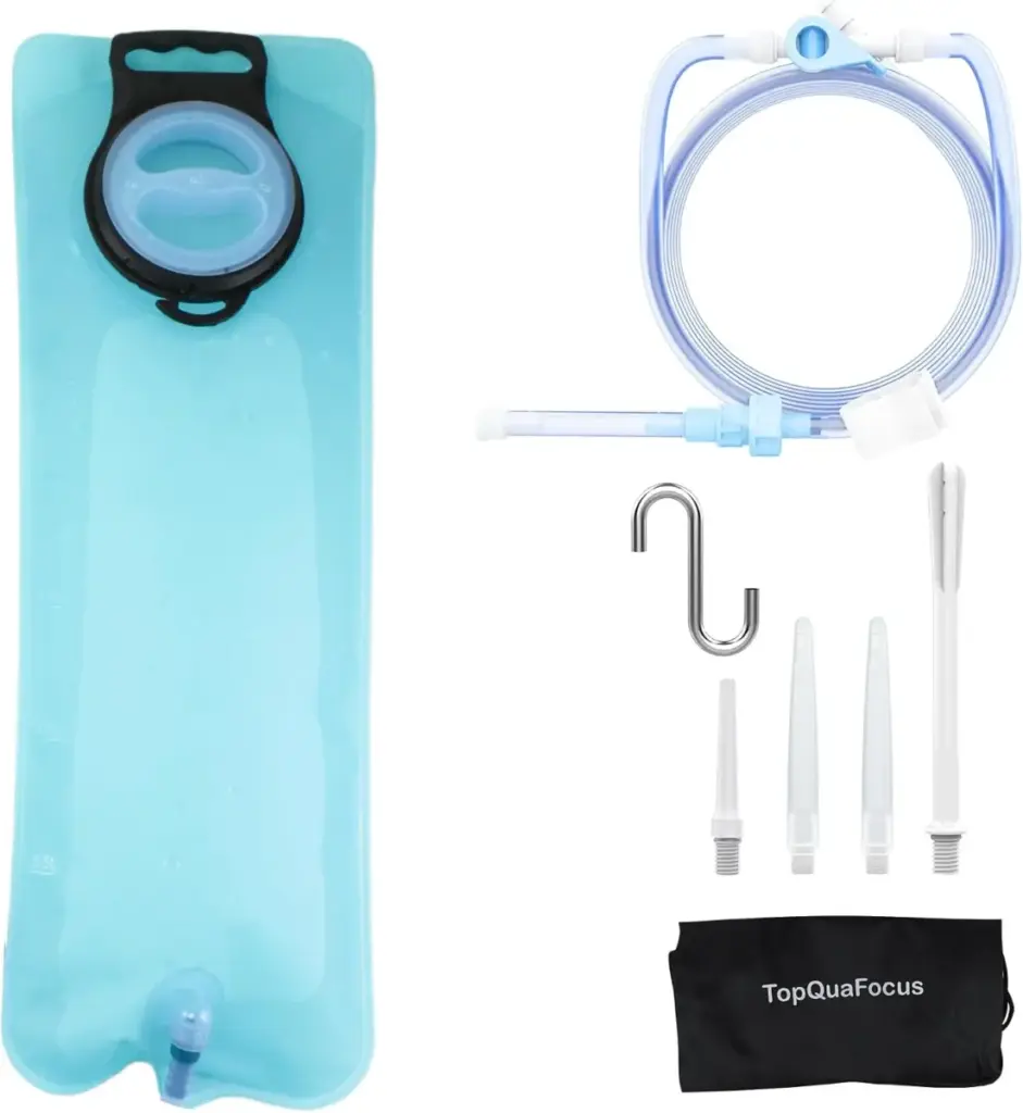 TopQuaFocus sacca per clistere 3 litri – kit per l'igiene anale