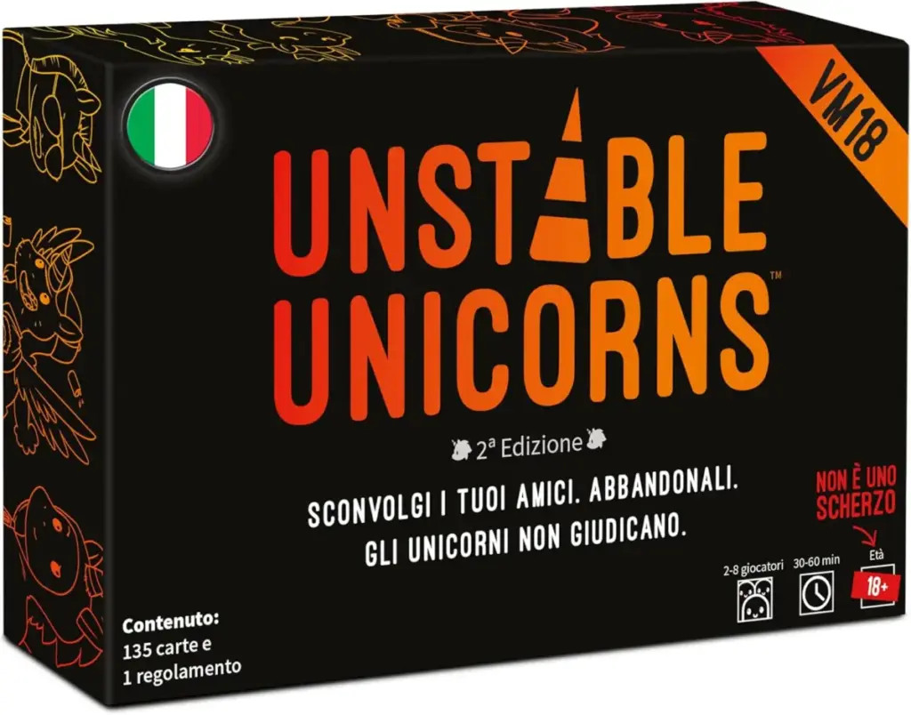 Unstable Unicorns VM18 – gioco di carte per adulti
