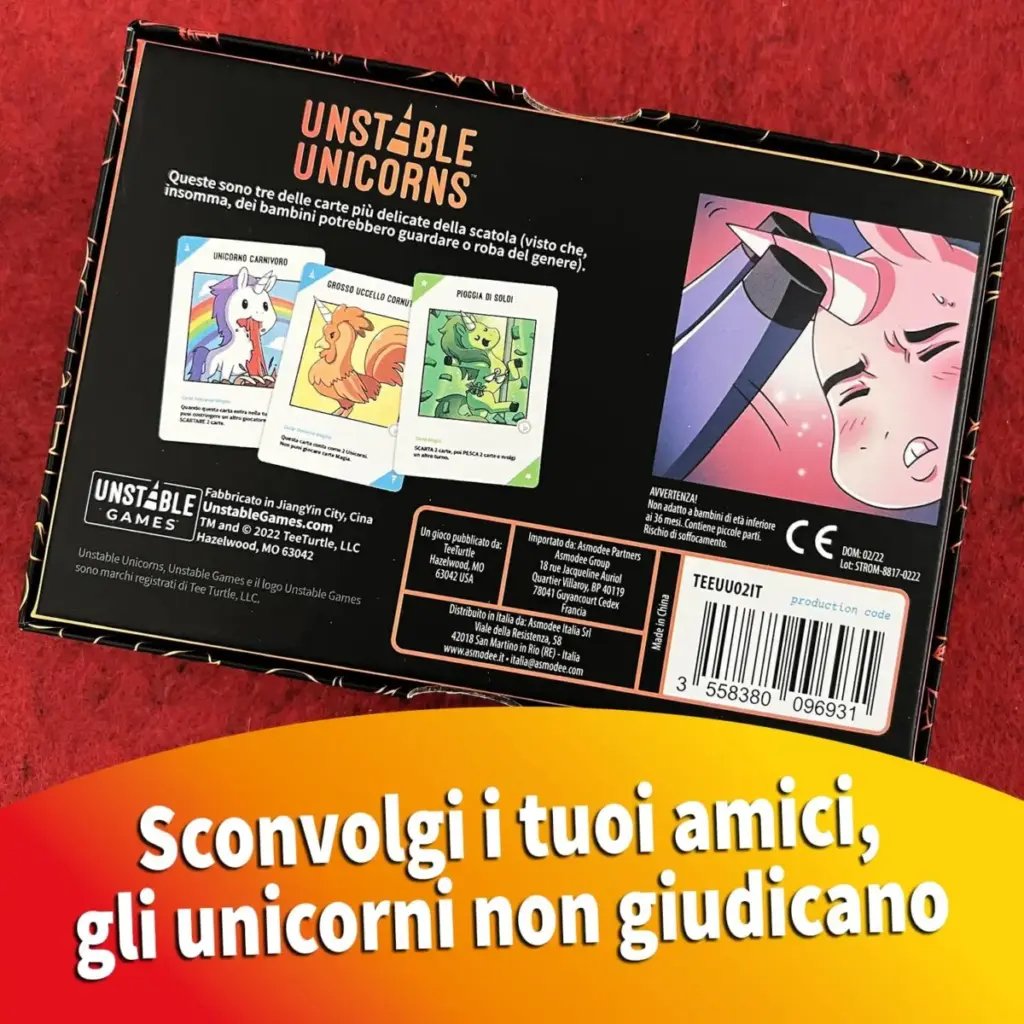 Unstable Unicorns VM18 – gioco di carte per adulti – foto 6