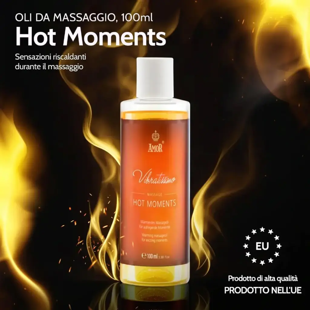 Vibratissimo Hot Moments – olio da massaggio riscaldante – foto 2